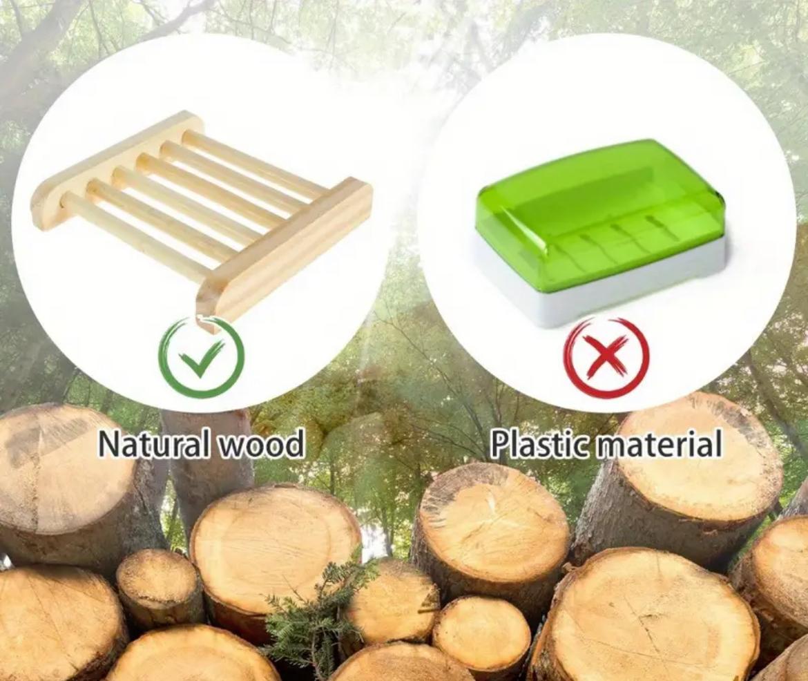 Jaboneras de Madera Natural